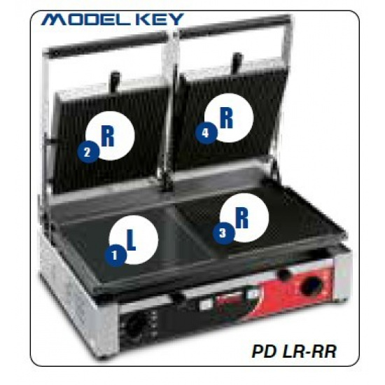 Большое фото товара - ГРИЛЬ КОНТАКТНЫЙ SIRMAN PD LR-LR TIMER, . Вариант №1