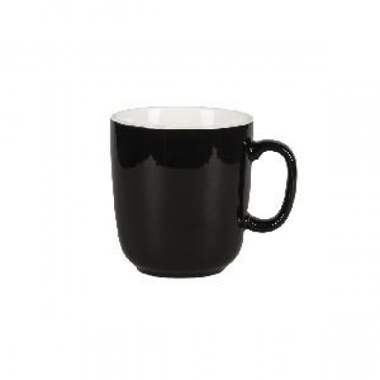 Большое фото товара - Кружка Barista (Бариста) 360 мл, черный цвет, P.L. Proff Cuisine (кор= 48 шт), INQ-M11403WD-Black. Вариант №2