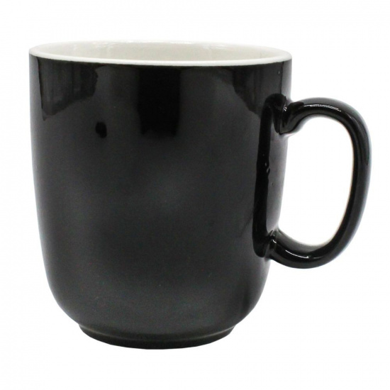 Большое фото товара - Кружка Barista (Бариста) 360 мл, черный цвет, P.L. Proff Cuisine (кор= 48 шт), INQ-M11403WD-Black. Вариант №1