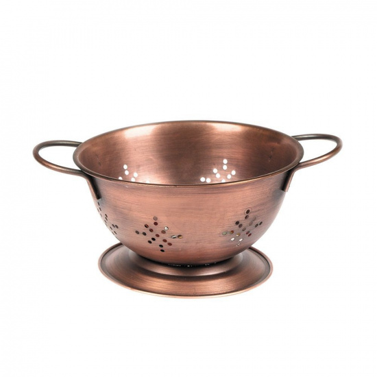 Большое фото товара - Дуршлаг Antique Copper сервировочный/для подачи 14*8 см, P.L. Proff Cuisine, 73038025 / SG-95364(. Вариант №1