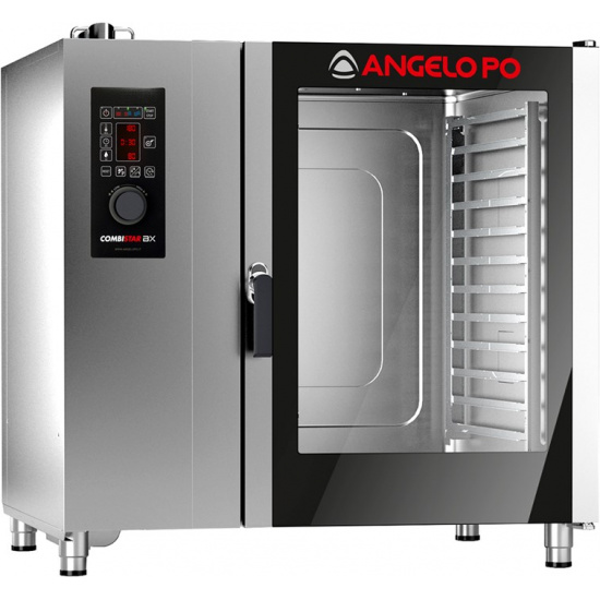 Большое фото товара - ANGELO PO Пароконвекционная печь газовая 12x2/1gn с автоматической  мойкой, BX122GW, BX122GW. Вариант №1